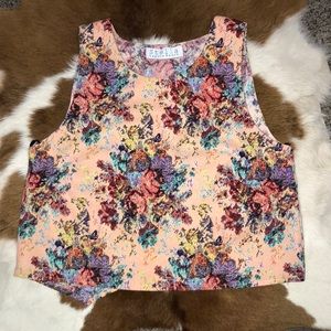 Floral tank top